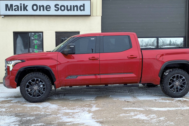 Toyota 2023 Tundra with professional window tint in North Bay